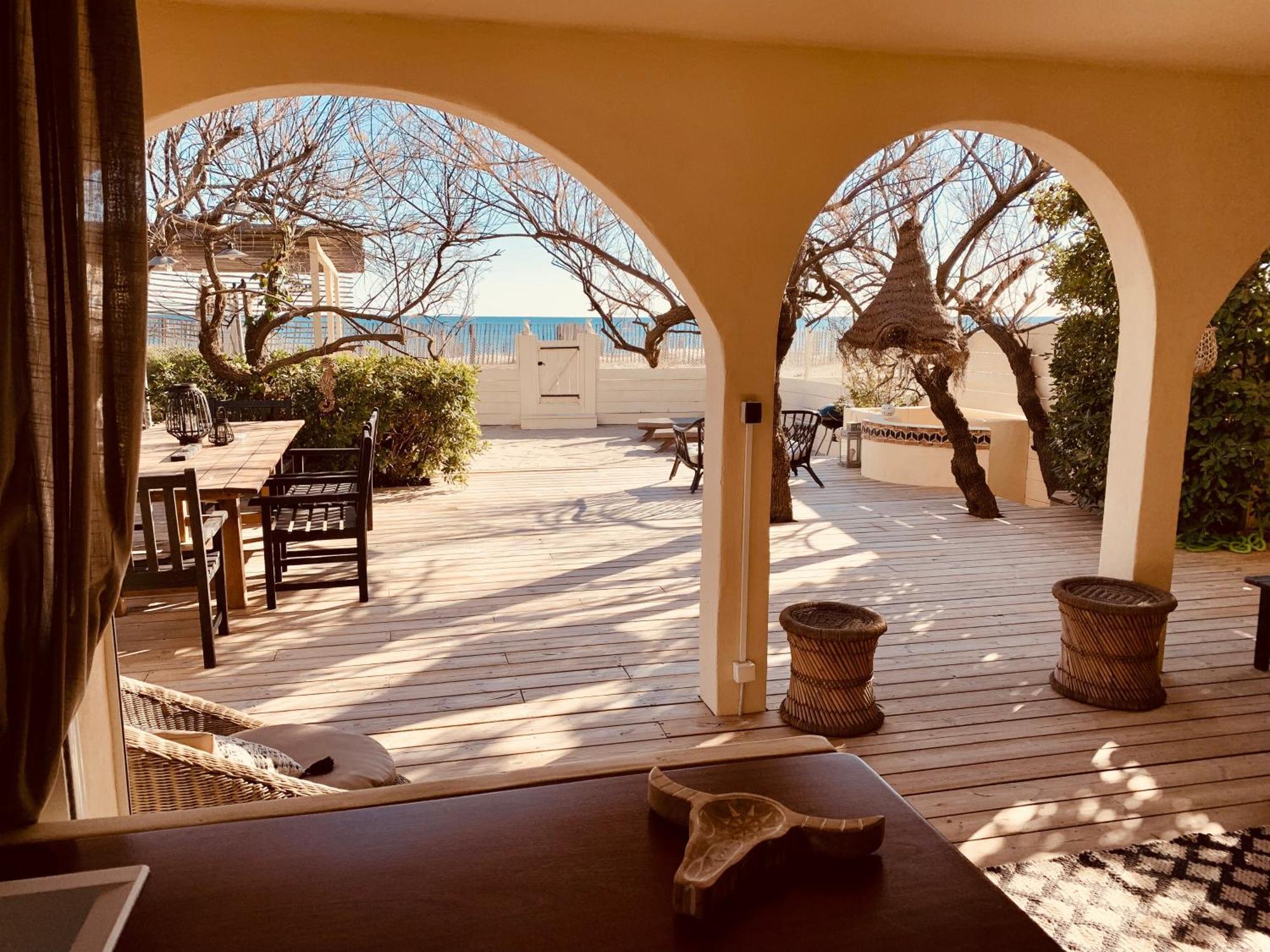 Mas Andalou Fabuleuse Premiere Ligne De Mer, Plage Privative Frontignan Exterior foto